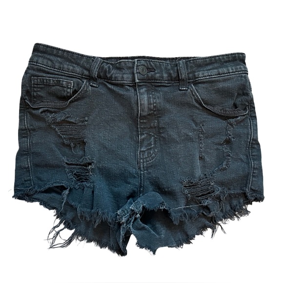WILLOW & ROOT DENIM SHORTS - Picture 1 of 4